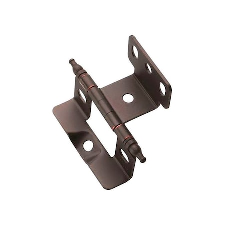 Amerock Amerock 1-5/8 in. W X 2-7/8 in. L Oil Rubbed Bronze Steel Cabinet Hinge 1 pk PK3175TMORB